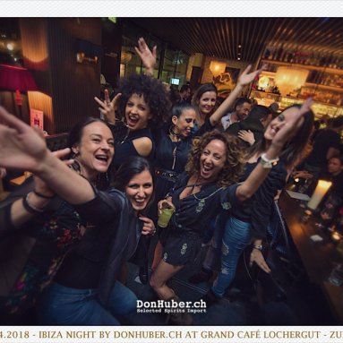 IBIZA NIGHT 2018 // DJ's Domenico Carluccio (CBBC), Ezikiel (Cadenza) // Grancafé Lochergut Zurich